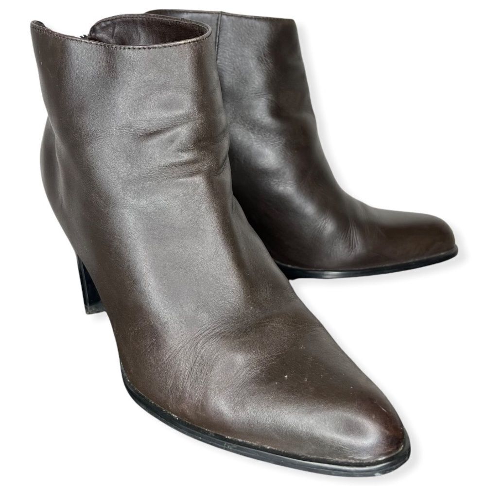Apostrophe Rory Leather Heeled Booties‎